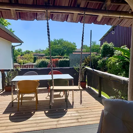 Jolie Maison Avec Très Belle Terrasse Couverte à 10 Min Du Centre De Salies De Bearn Casa vacanze *
