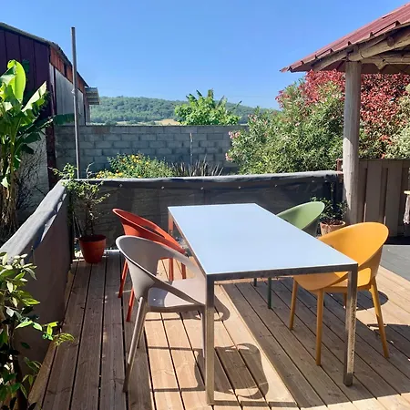 La Jeanne- Charmante Maison Avec Tres Belle Terrasse Couverte A 10 Min Du Centre De Salies De Bearn Prázdninový dům Lahontan