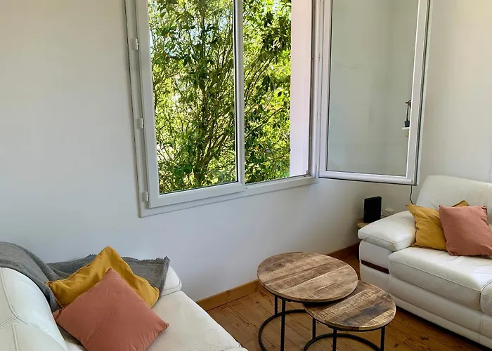 Jolie Maison Avec Tres Belle Terrasse Couverte A 10 Min Du Centre De Salies De Bearn Feriehus