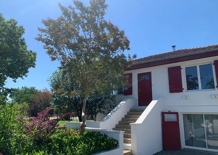 Jolie Maison Avec Tres Belle Terrasse Couverte A 10 Min Du Centre De Salies De Bearn Feriehus Lahontan